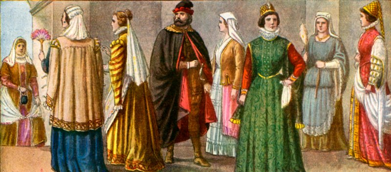 Abito italiano del XVI secolo da Tancredi Scarpelli