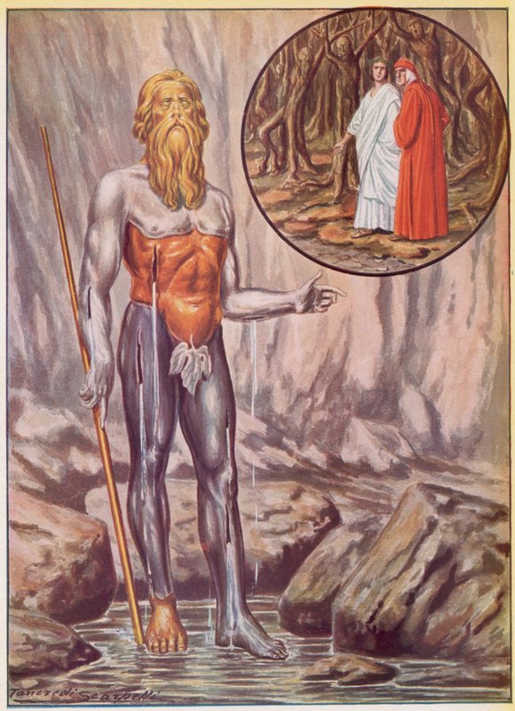 Illustrazione per la Divina Commedia di Dante da Tancredi Scarpelli
