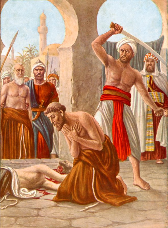Martirio del fratello Jacopo da Padova in India da Tancredi Scarpelli