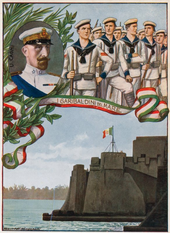 Il castello di Tripoli su cui i marines italiani hanno issato il tricolore da Tancredi Scarpelli