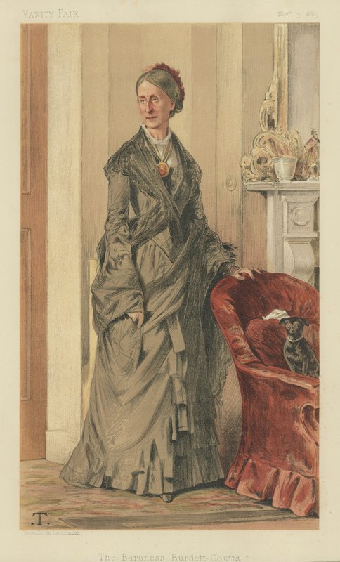 La baronessa Burdett-Coutts da Theobald Chartran