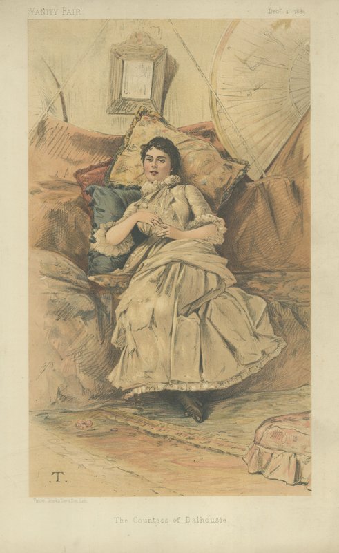 La contessa di Dalhousie da Theobald Chartran