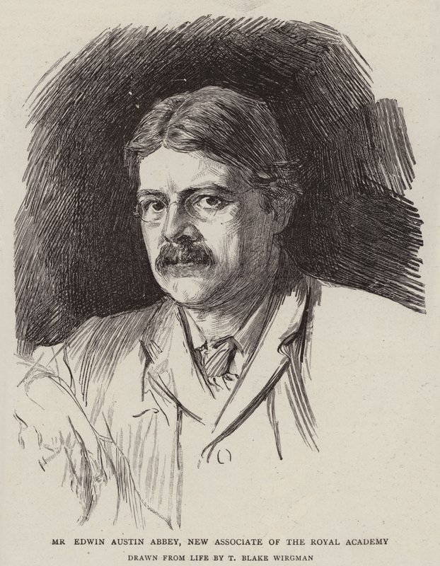 Mr Edwin Austin Abbey, nuovo associato della Royal Academy da Theodore Blake Wirgman