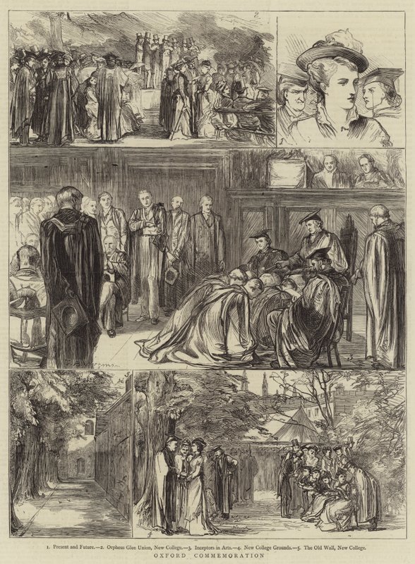Commemorazione di Oxford da Theodore Blake Wirgman
