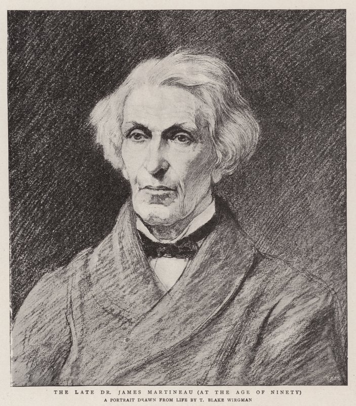 Il defunto Dr James Martineau, all