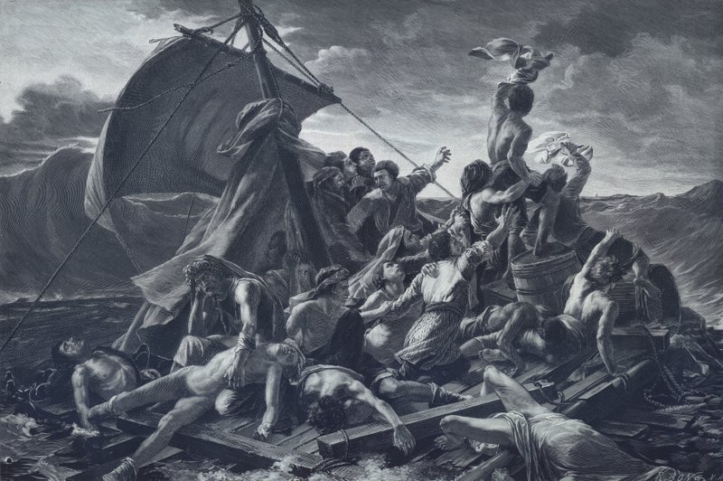 La Zattera della Medusa da Theodore (after) Gericault