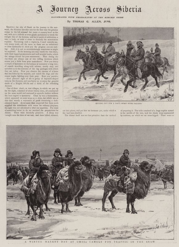 Un viaggio attraverso la Siberia da Thomas Allen