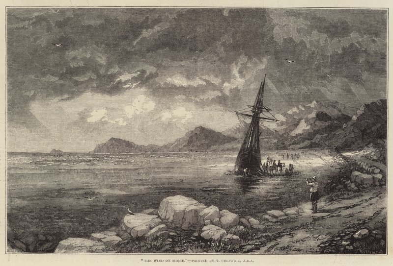 Il Vento a Terra da Thomas Creswick