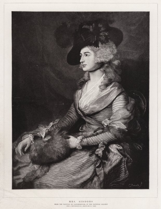 Mrs Siddons da Thomas Gainsborough