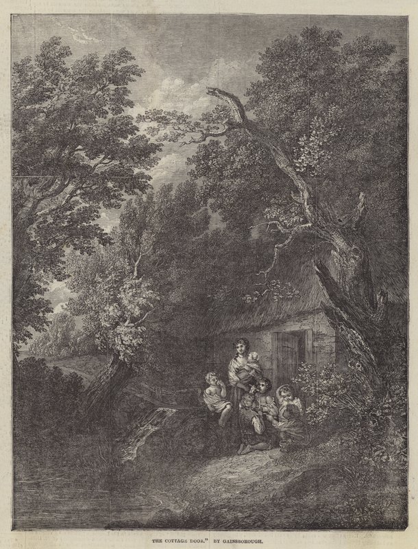 La porta del cottage da Thomas Gainsborough
