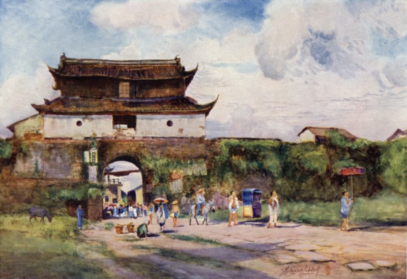 Hangchow, la Porta Nord da Thomas Hodgson Liddell
