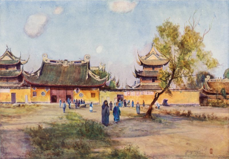 Templi di Loongwha, vicino a Shanghai da Thomas Hodgson Liddell