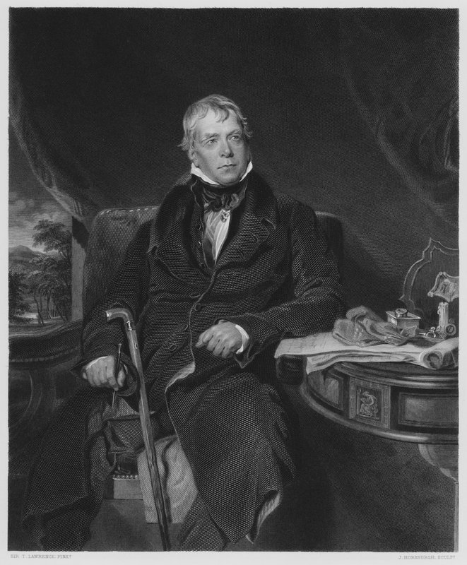 Sir Walter Scott, baronetto, dal quadro nella Collezione Reale da Thomas Lawrence