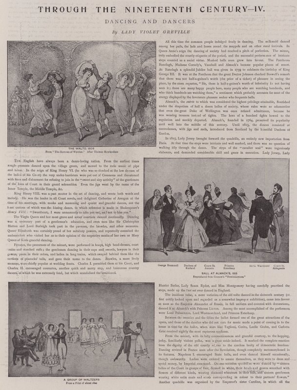 Balli e Ballerini da Thomas Rowlandson