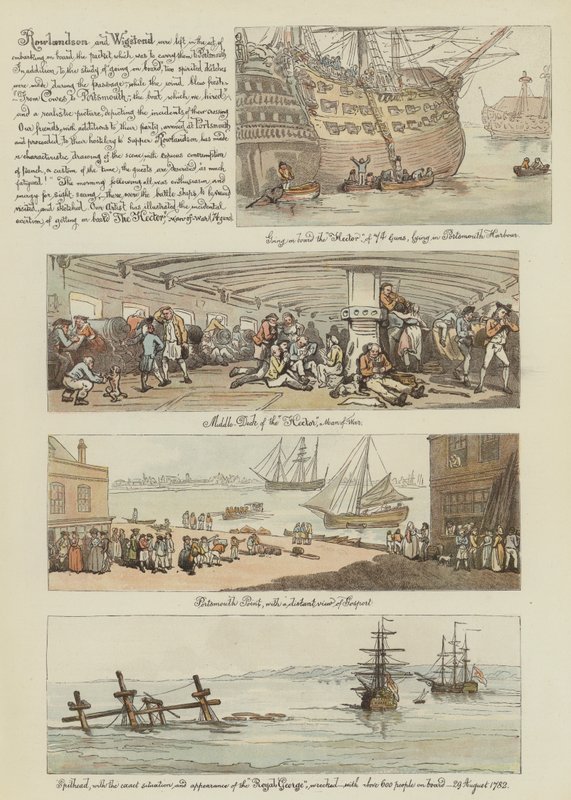 Il tour di Rowlandson in una carrozza postale, 1782 da Thomas Rowlandson