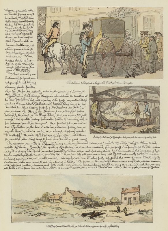 Il tour di Rowlandson in una carrozza postale, 1782 da Thomas Rowlandson