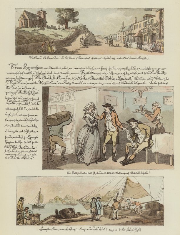 Il Tour di Rowlandson in una Posta, 1782 da Thomas Rowlandson