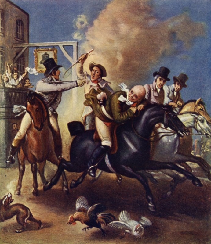 La cavalcata di John Gilpin da Thomas Stothard