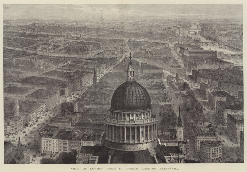 Veduta di Londra da St Paul