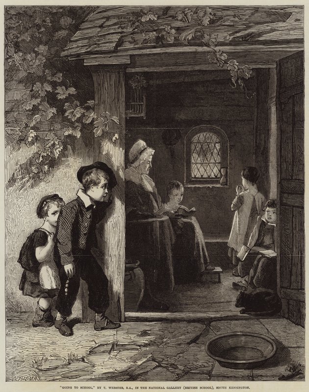 Andando a Scuola da Thomas Webster