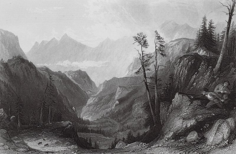 Il Col de Tortes, Caccia all