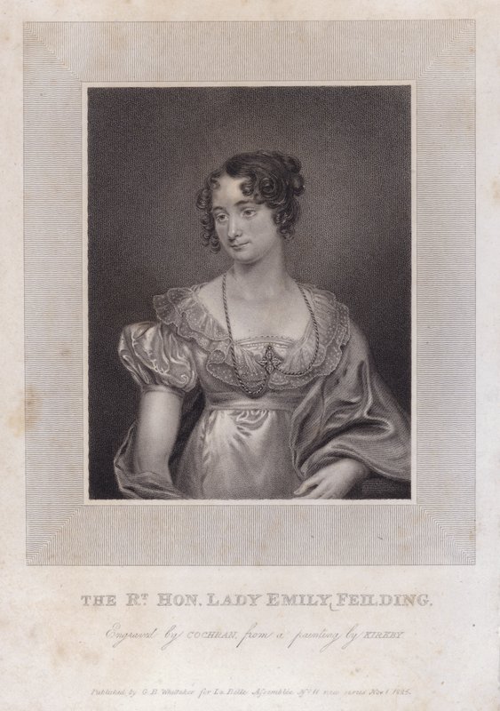 Lady Emily Feilding, quarta figlia di William Feilding, visconte Feilding, e sua moglie Anne da Thomas (after) Kirkby