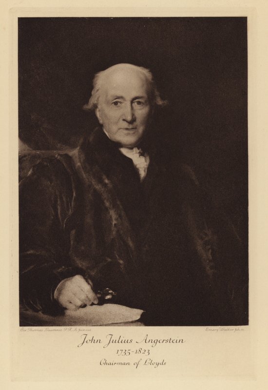 John Julius Angerstein, Presidente dei Lloyd