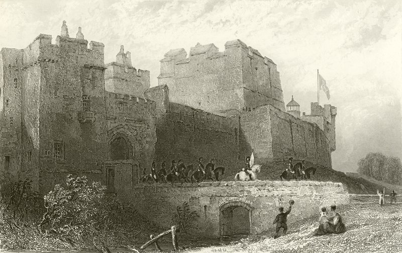 Castello di Carlisle, Cumberland da Thomas Allom