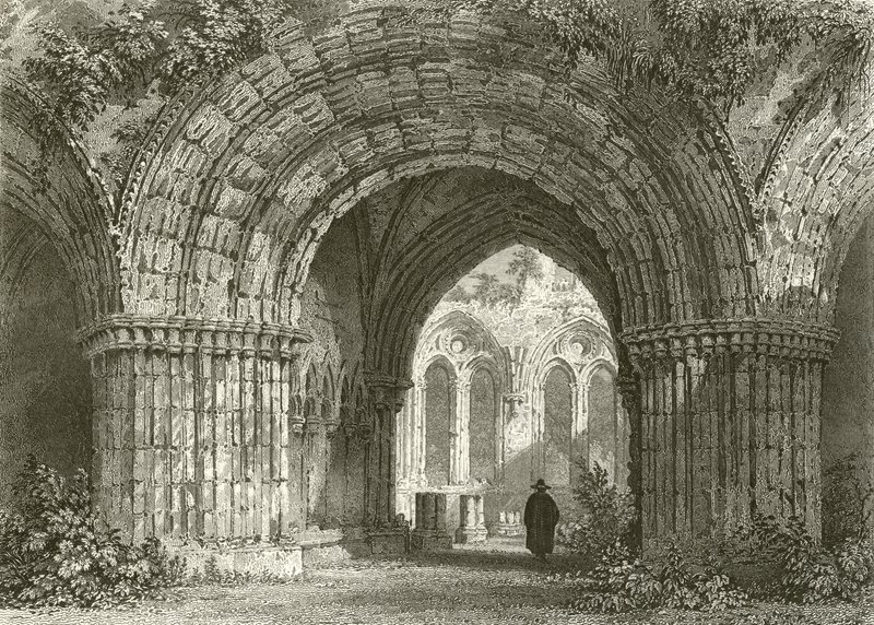 Sala capitolare, Abbazia di Furness da Thomas Allom