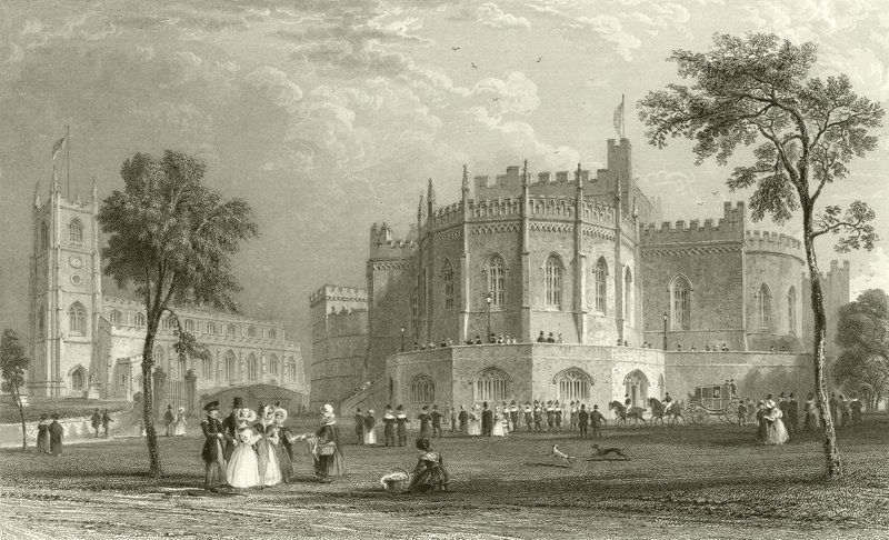Castello di Lancaster da Thomas Allom