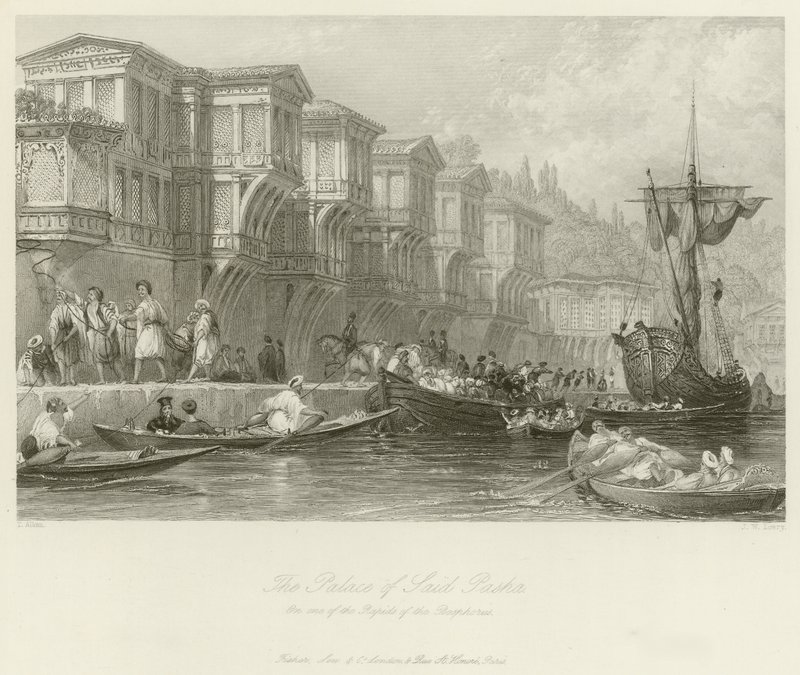 Il Palazzo di Said Pasha da Thomas Allom