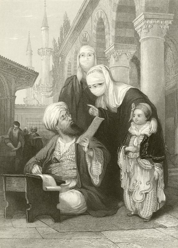 Il letterato turco da Thomas Allom