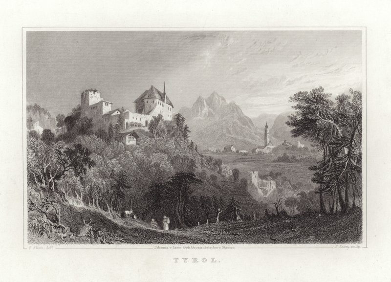 Tirolo da Thomas Allom