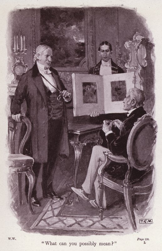 Illustrazione per La donna in bianco di Wilkie Collins (litografia) da Thomas Eyre Macklin