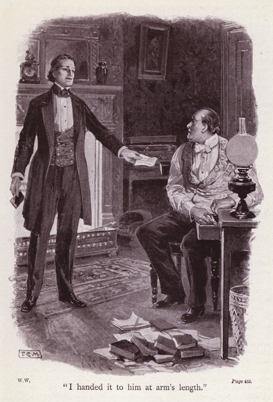 Illustrazione per La Donna in Bianco di Wilkie Collins da Thomas Eyre Macklin