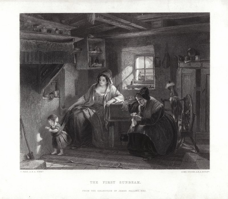 Il primo raggio di sole da Thomas Faed