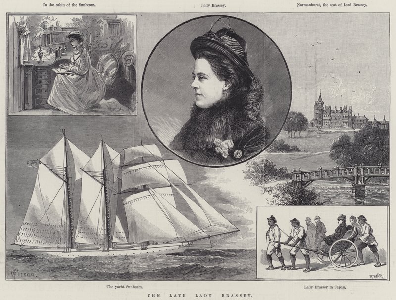 La defunta Lady Brassey da Thomas Harrington Wilson