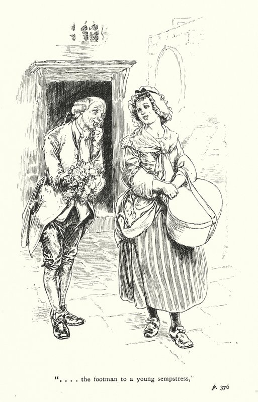 Illustrazione per Un viaggio sentimentale di Laurence Sterne (litografia) da Thomas Heath Robinson