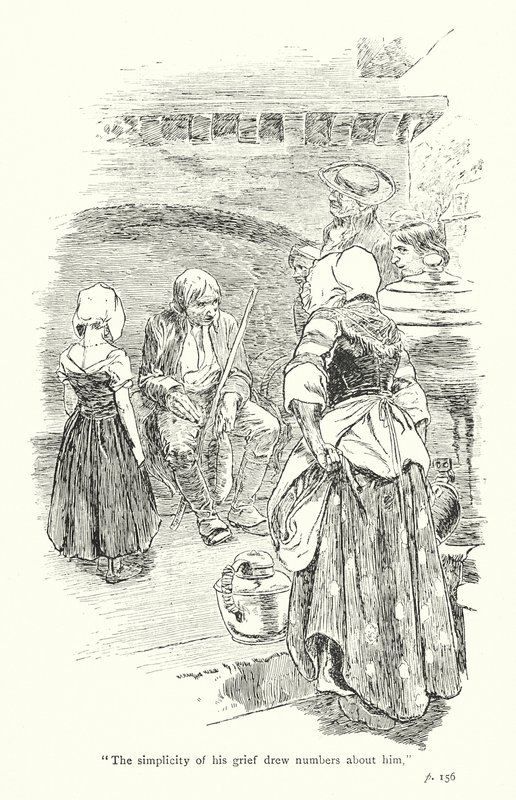 Illustrazione per Un viaggio sentimentale di Laurence Sterne (litografia) da Thomas Heath Robinson