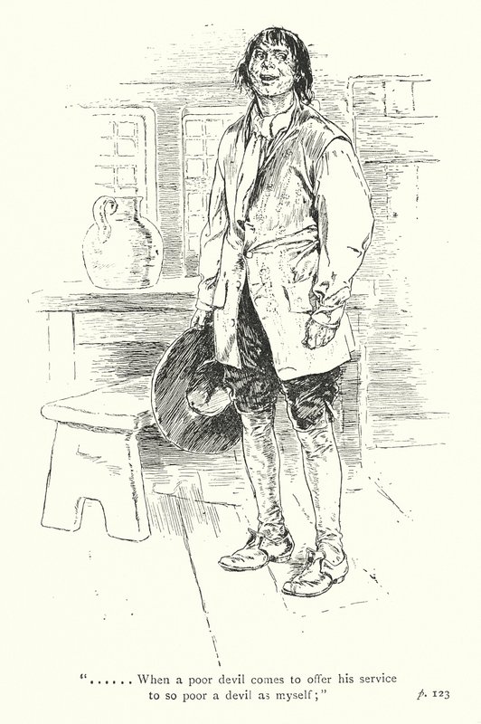Illustrazione per Un viaggio sentimentale di Laurence Sterne (litografia) da Thomas Heath Robinson