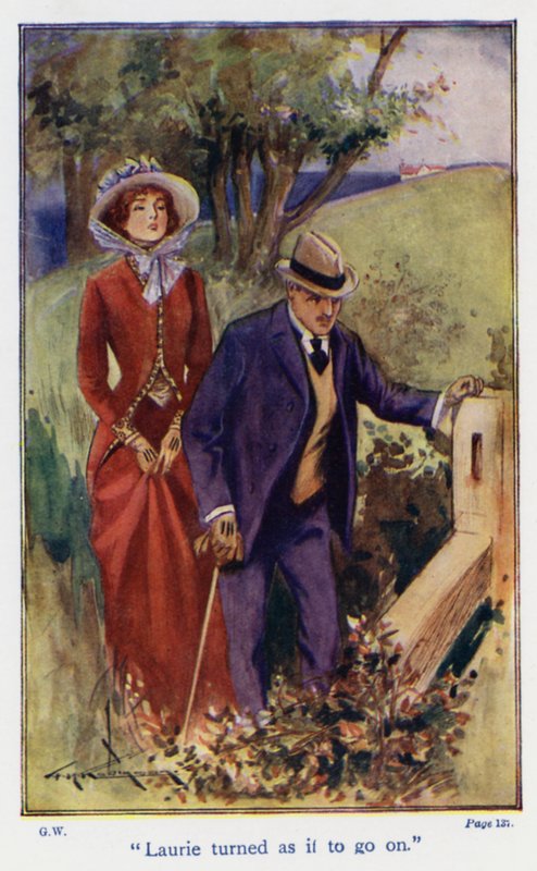 Illustrazione per Good Wives di Louisa M Alcott (litografia a colori) da Thomas Heath Robinson