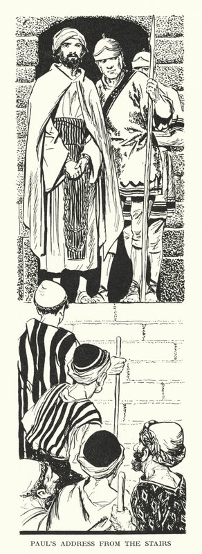 Discorso di Paolo dalla Scala (litografia) da Thomas Heath Robinson