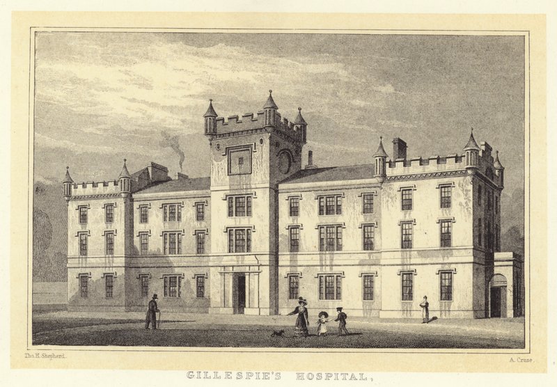 Ospedale di Gillespie da Thomas Hosmer (after) Shepherd