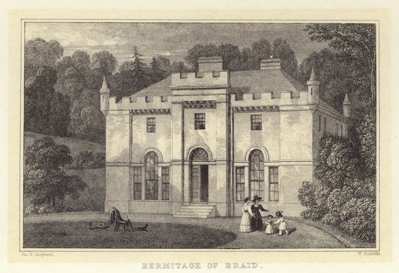 Eremo di Braid da Thomas Hosmer (after) Shepherd