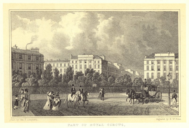 Parte del Royal Circus da Thomas Hosmer (after) Shepherd