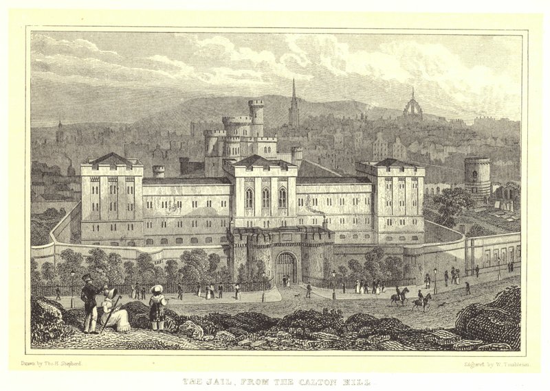 La Prigione, da Calton Hill da Thomas Hosmer (after) Shepherd