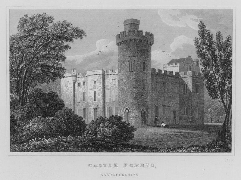 Castello Forbes, Aberdeenshire da Thomas Hosmer Shepherd
