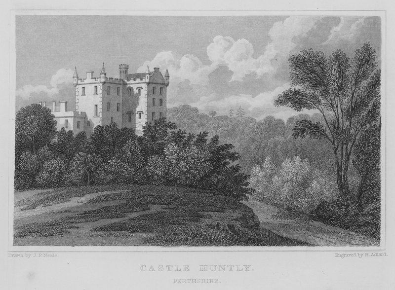 Castle Huntly, Perthshire da Thomas Hosmer Shepherd