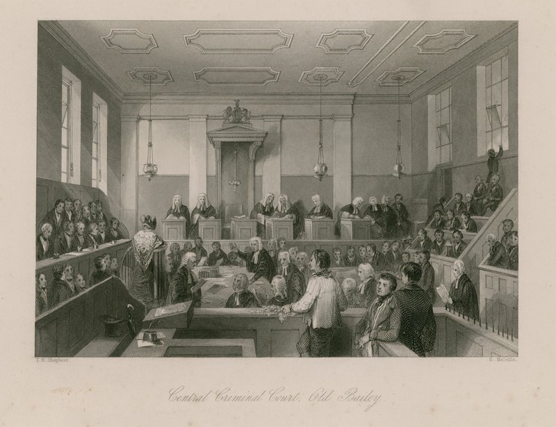 Tribunale penale centrale, Old Bailey da Thomas Hosmer Shepherd