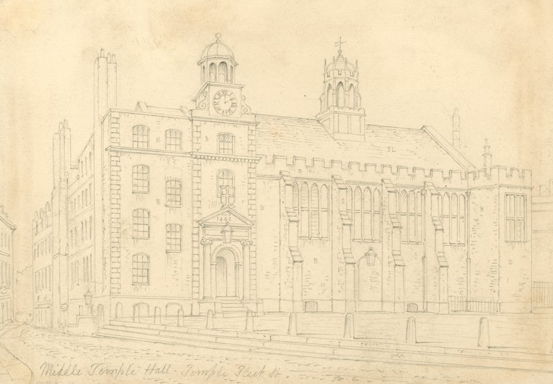 Middle Temple Hall da Thomas Hosmer Shepherd